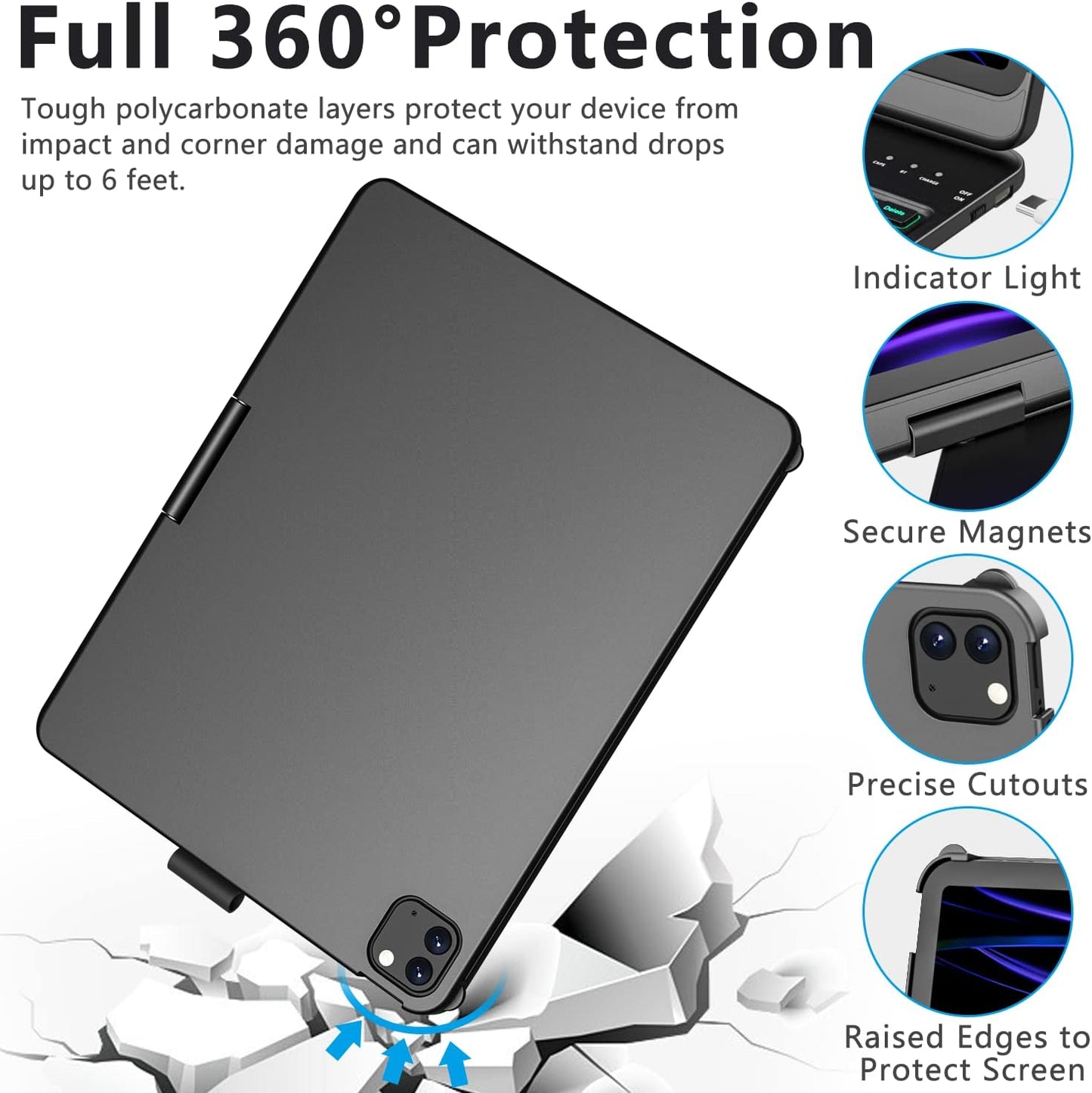 Rotating Pro Wireless iPad Case