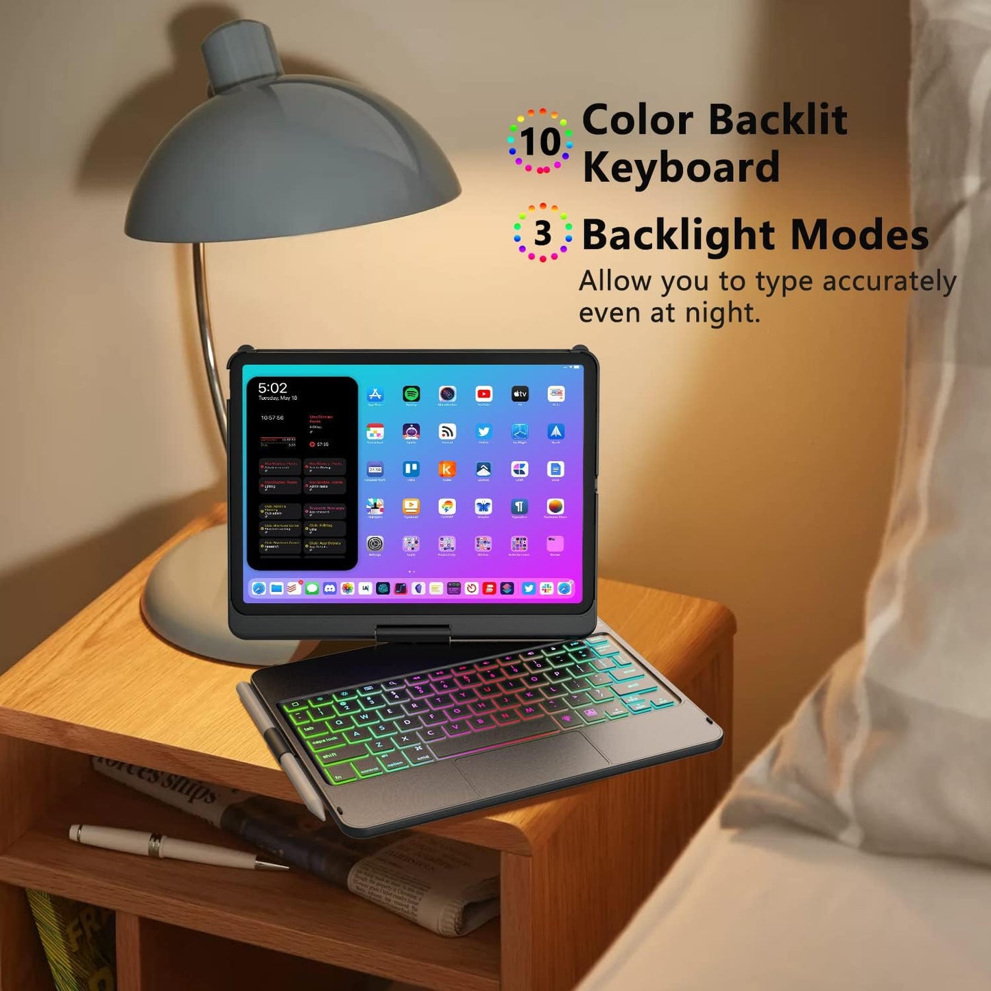 Rotating Pro Wireless iPad Case